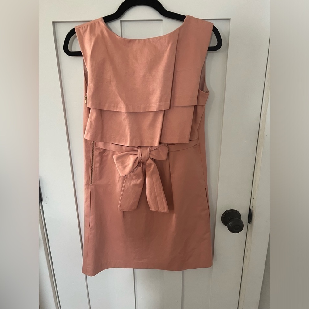 Jill Stuart A-line Pink Dress With Bow Detail Size Small